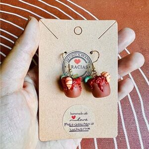 Earrings barritas mexican earrings hand made